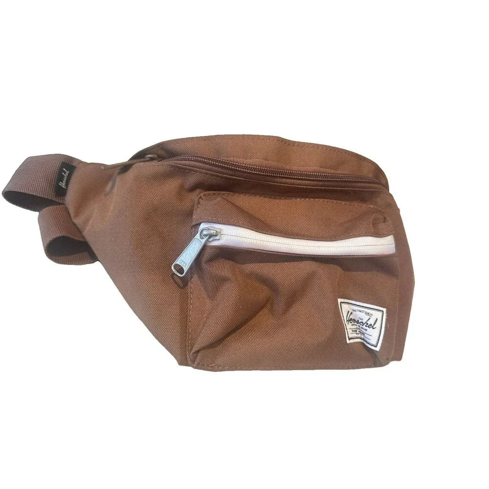 Herschel Supply Co Camel Brown Seventeen Travel Pouch Adjust Belt Bag Waist Bag
